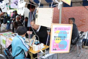 電子回路体験の様子③